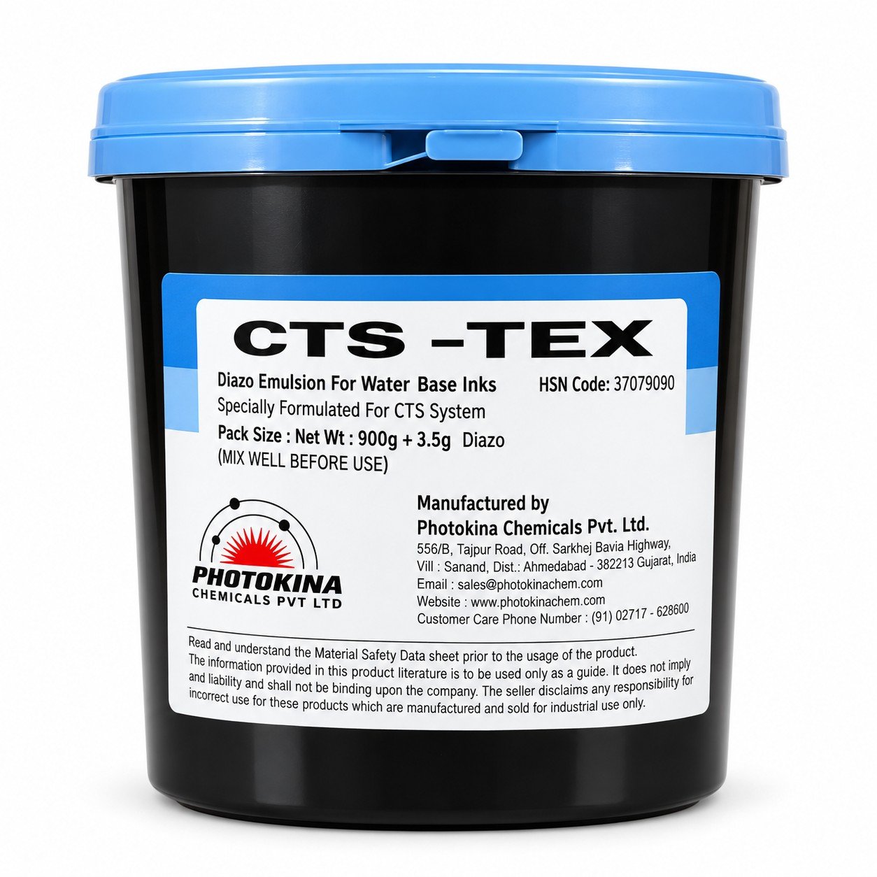 CTS-TEX 900 Gm (Diazo sensitizer) 3.5gm Diazo