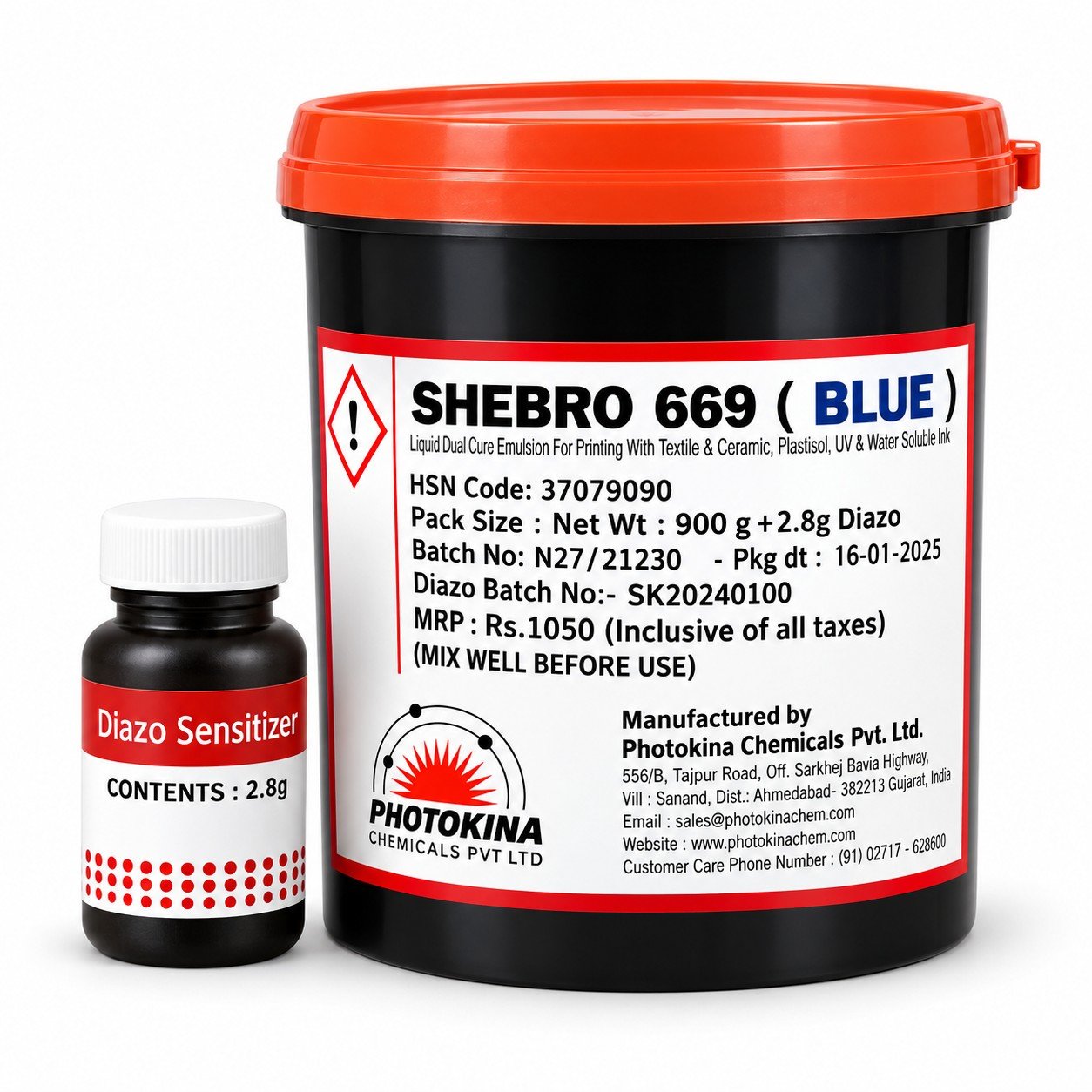 SHEBRO DC 669 (Diazo Sensitizer)2.8gm Diazo
