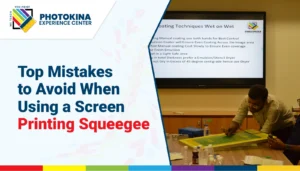 Photokina - Top Mistakes to Avoid When Using a Screen Printing Squeegee